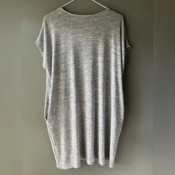Wilfred Free Dress Marcoux Dress Jersey T-Shirt Dress With Pockets Gray Size XXS - Picture 4 of 8